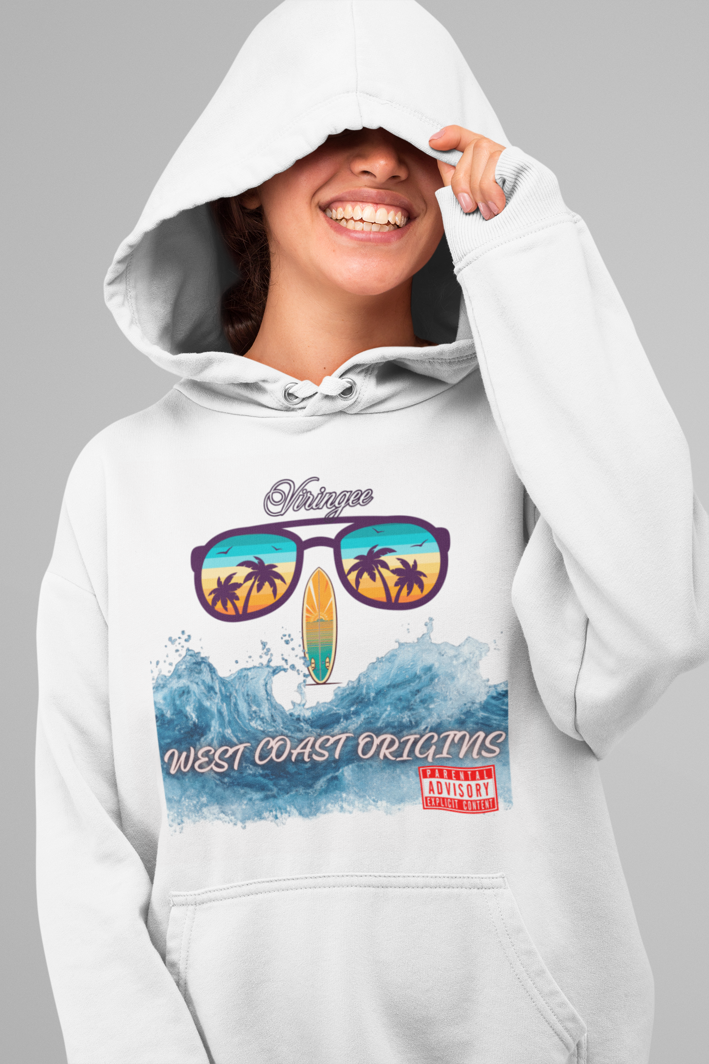 Viringee West Coast Origins Unisex Hoodie